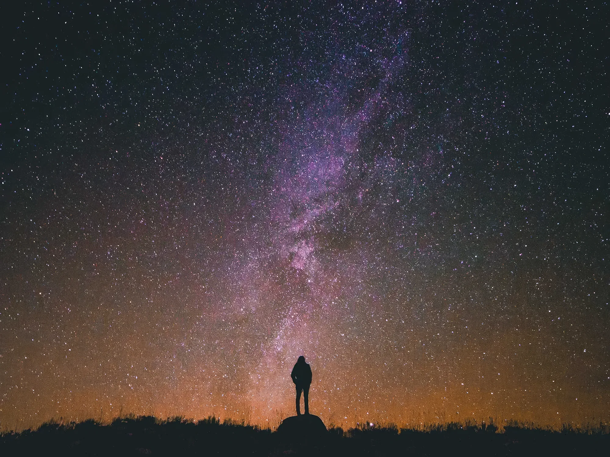 The Milky Way over Deep Creek, far from any city light